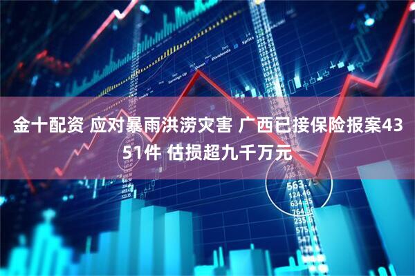 金十配资 应对暴雨洪涝灾害 广西已接保险报案4351件 估损超九千万元