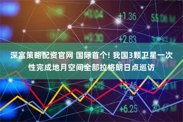 深富策略配资官网 国际首个! 我国3颗卫星一次性完成地月空间全部拉格朗日点巡访